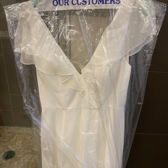 Jenny Yoo Rochelle gown winter white - Picture 4 of 5